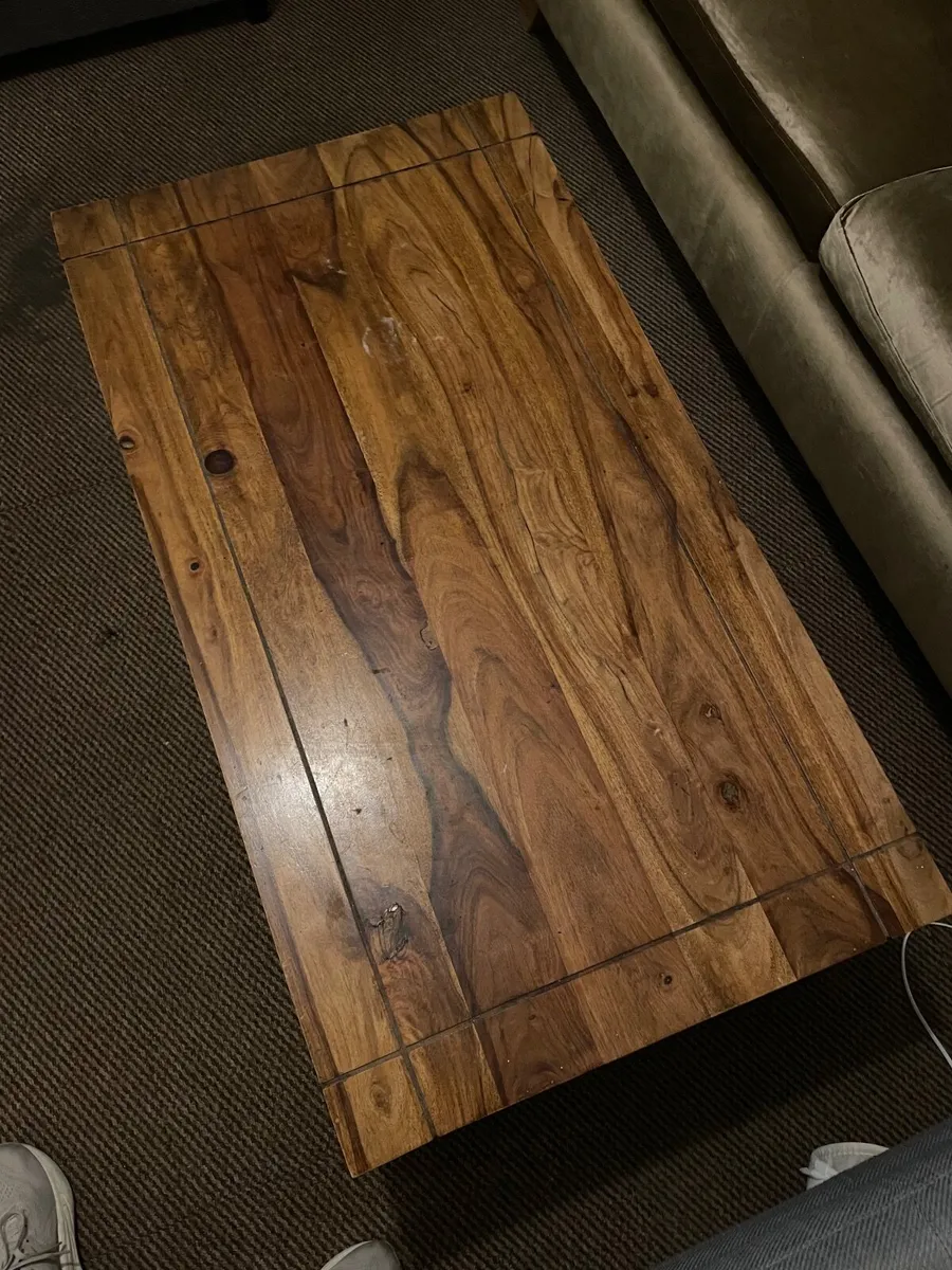 Solid Wood Coffee Table - Image 2