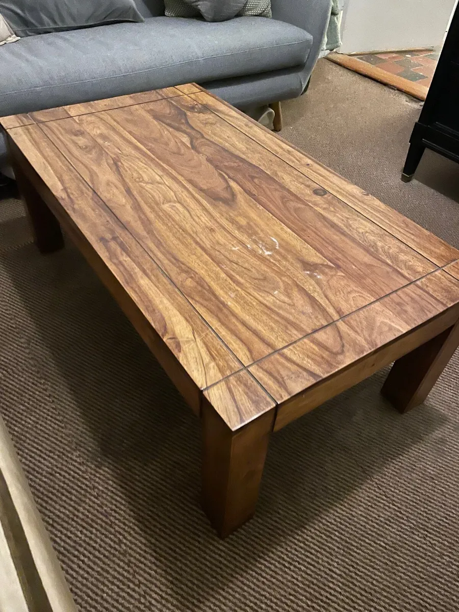 Solid Wood Coffee Table - Image 3
