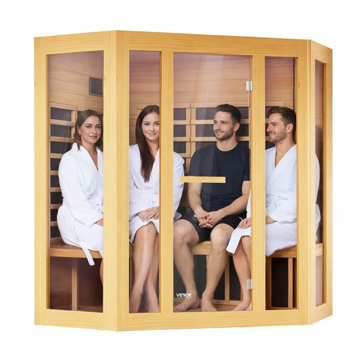 Far Infrared Wooden SaunaHome Sauna  3-4 people - Image 1