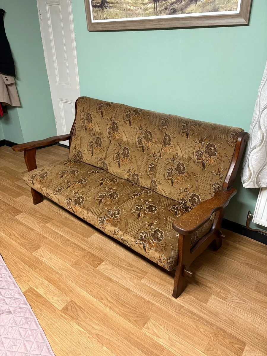 Vintage wooden armchair - Image 1