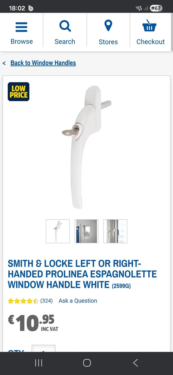 Pvc Window Replacement Handles - Image 1