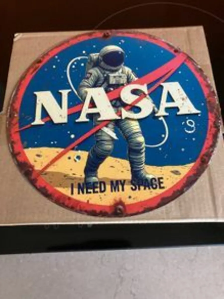 NASA Metal Wall Plaque