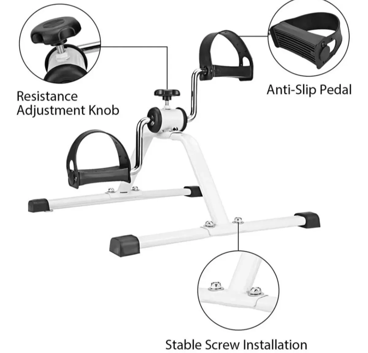 Mini Exercise Bike Portable Pedal Exerciser - Image 3