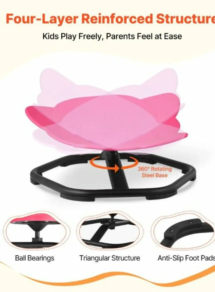 Kids Sensory Swivel Chair - Image 3