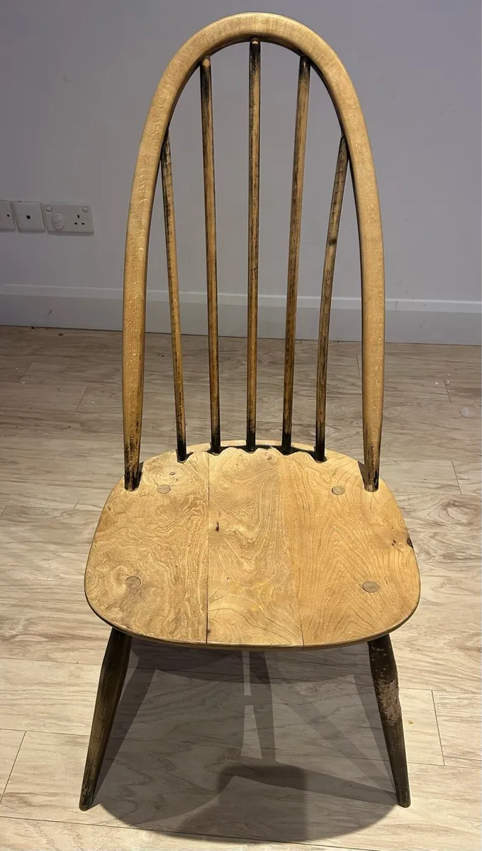 Set of four ercol chairs - Image 3