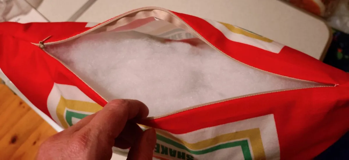 Cute, Fun, Tomato Ketchup Cushion (brand New). - Image 2