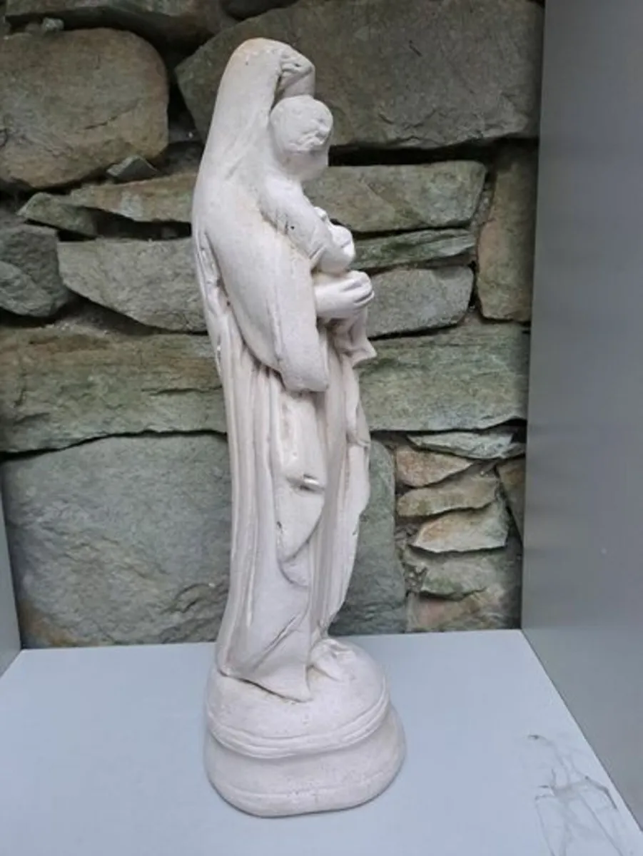 Chalkware Madonna and Baby - Image 3