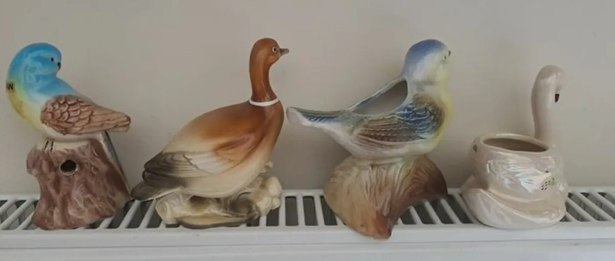 4 different bird ornaments - Image 2