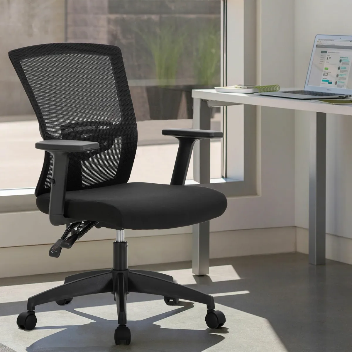 Mesh Office Chair Ergonomic Home Desk Mid-Back - Image 1
