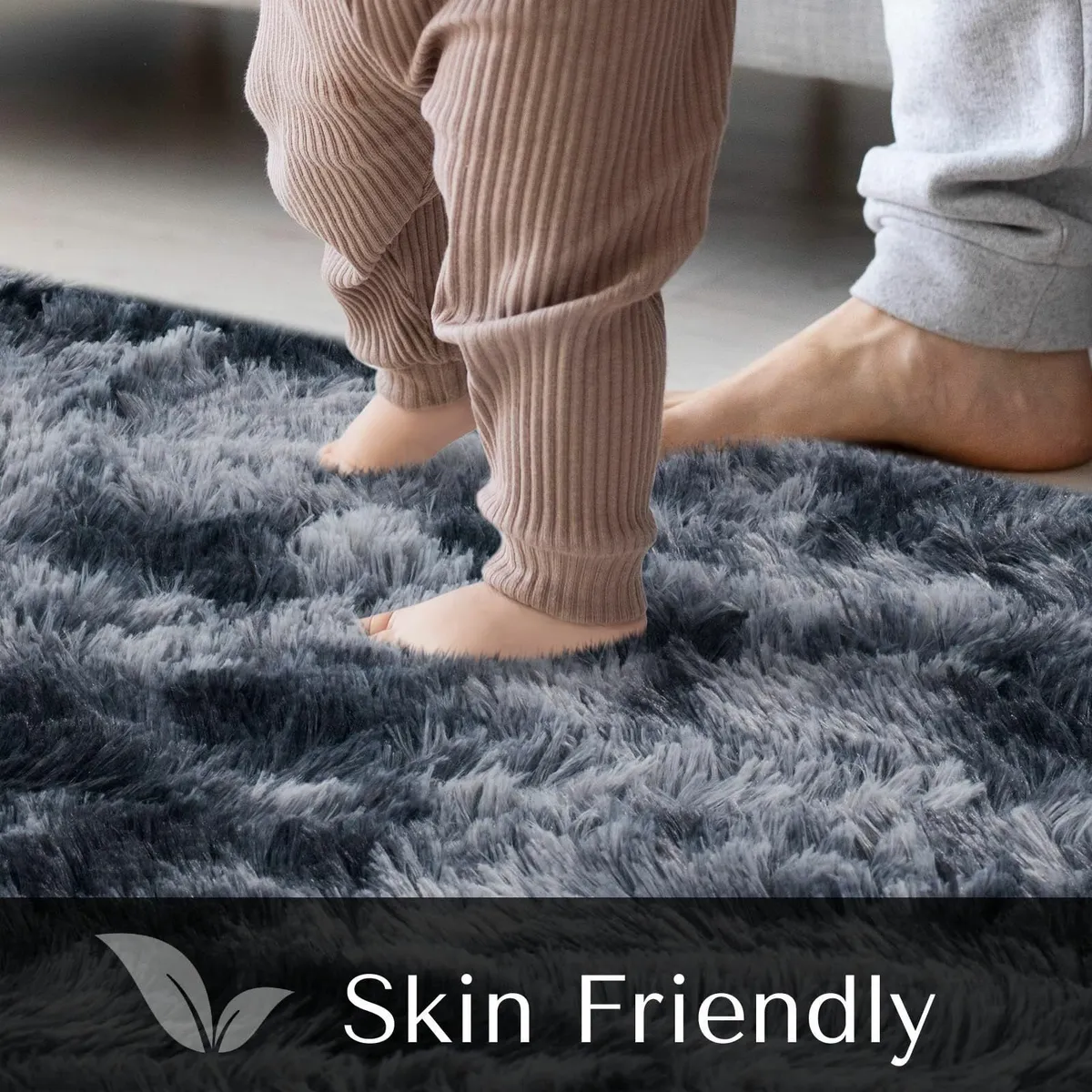 Rugs Living Room 200 x 300 cm Grey Area Rug Anti - Image 2