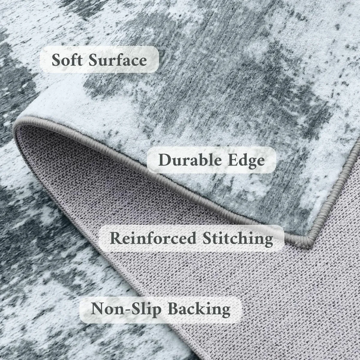 Modern Abstract Area Rugs Living Room 140x200cm - Image 3