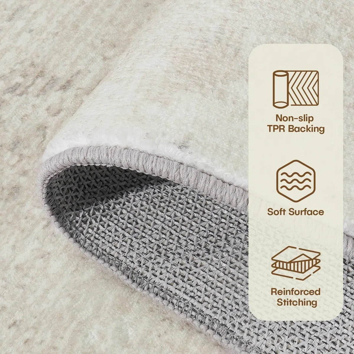 Living Room Rug 160x230cm Large Non Slip Washable - Image 2