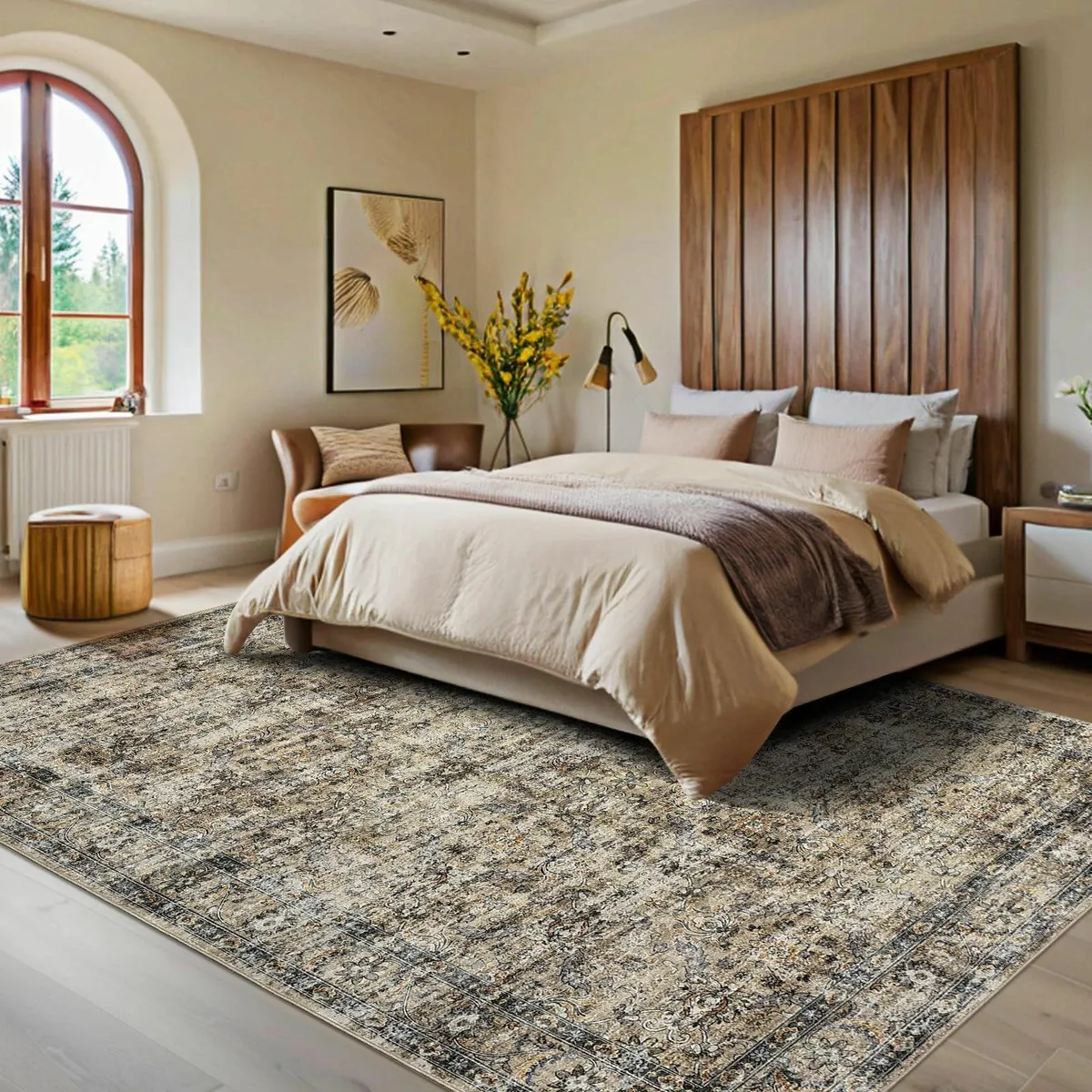 Machine Washable Rugs Living Room Large 160x230cm - Image 1