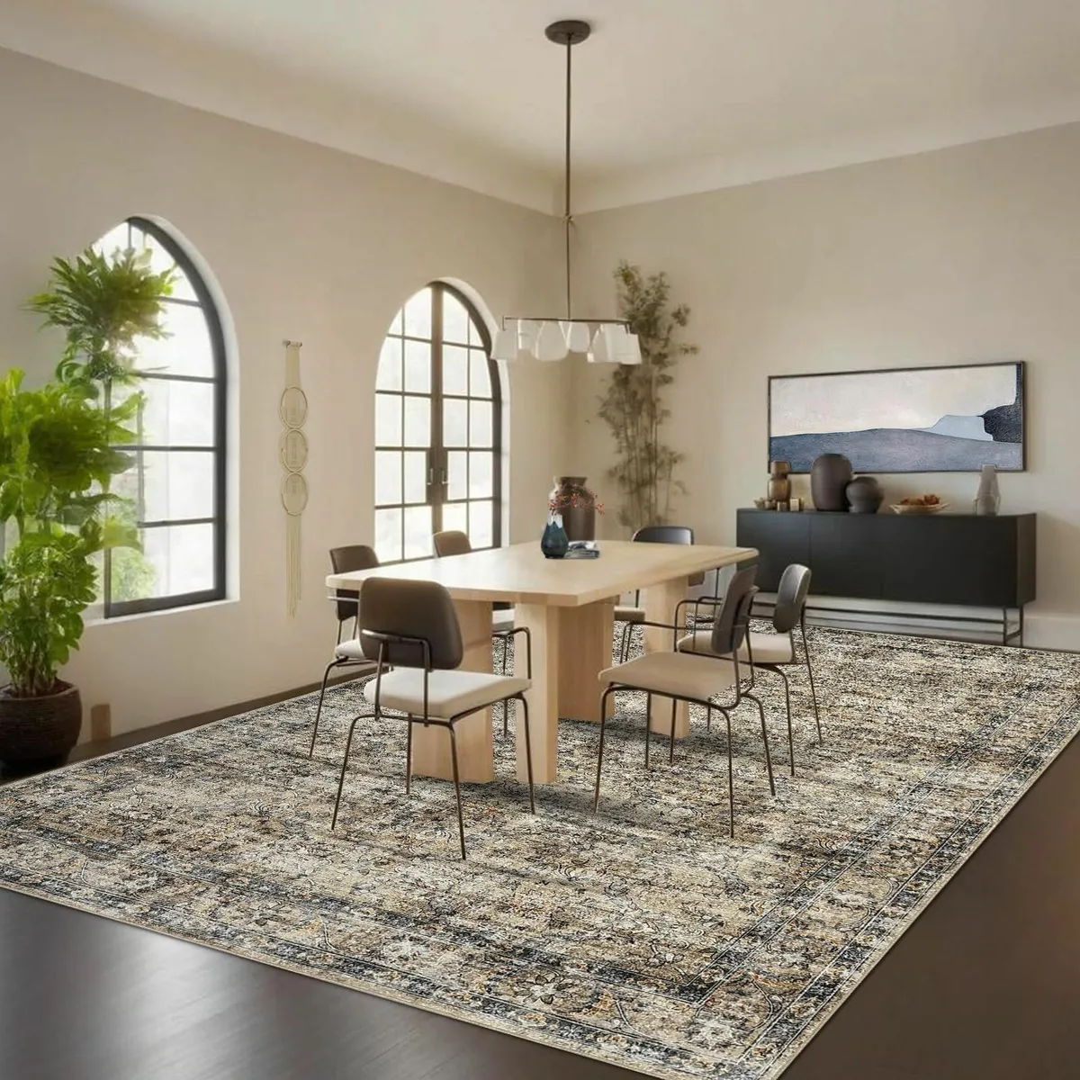 Machine Washable Rugs Living Room Large 160x230cm - Image 3