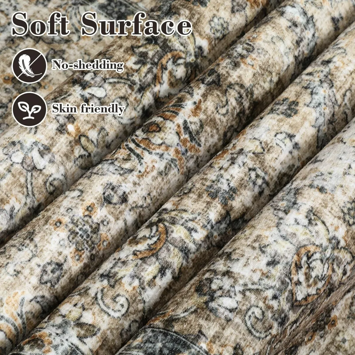 Machine Washable Rugs Living Room Large 160x230cm - Image 4