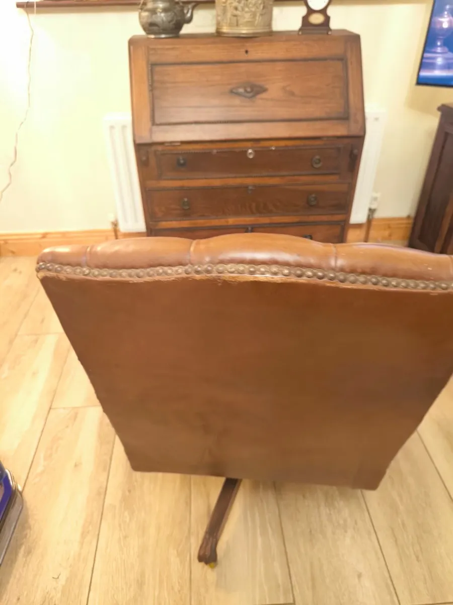 Chesterfield Captains Office Chair - Image 2
