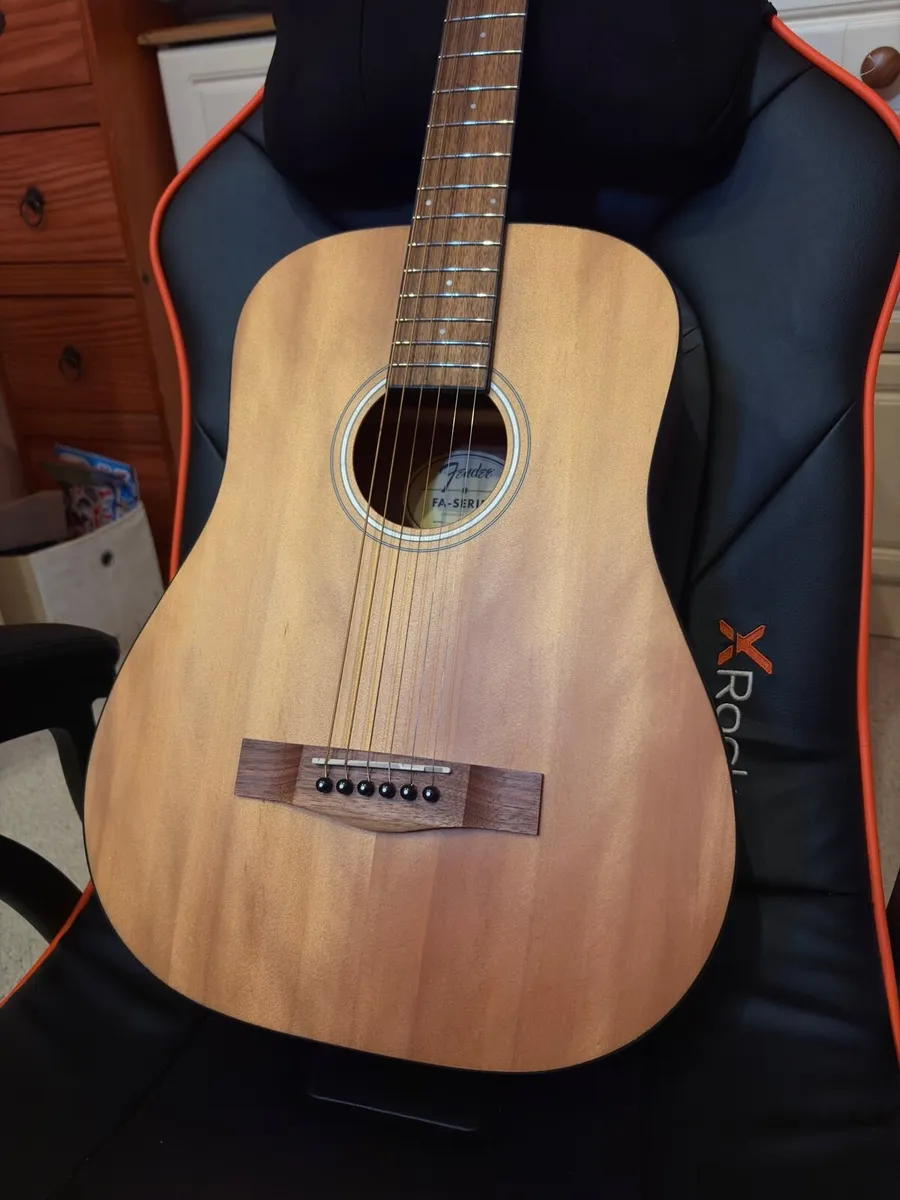 Fender Acoustic Guitar - Image 1