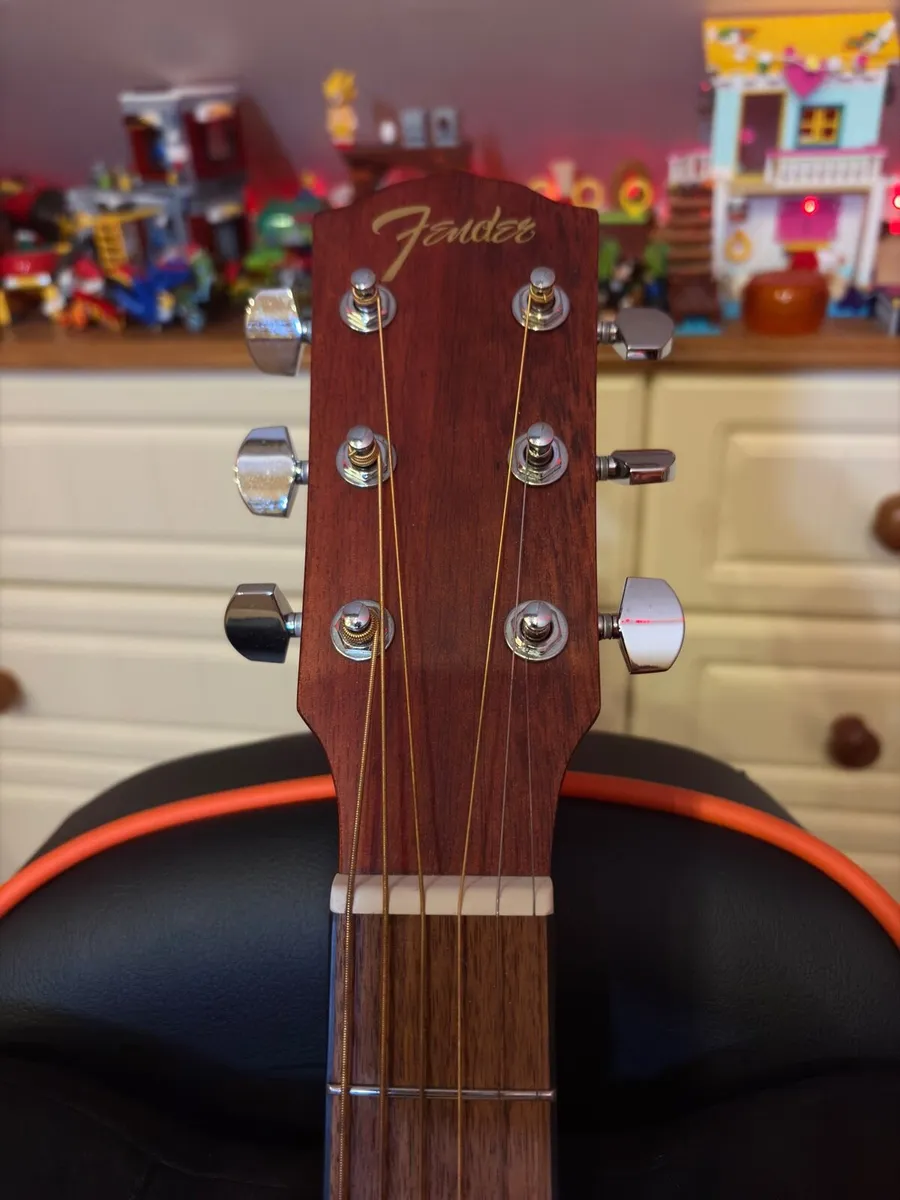 Fender Acoustic Guitar - Image 3