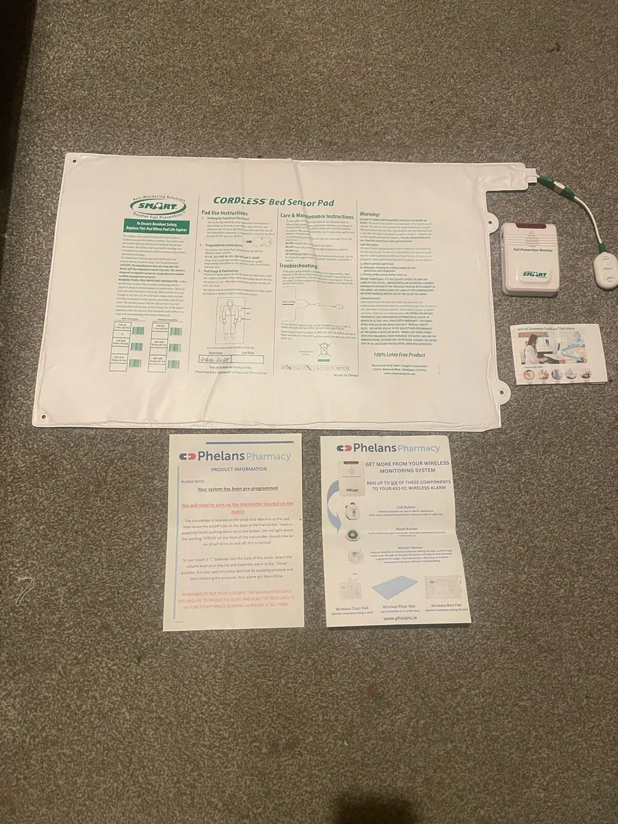 Wireless Bed exit Alarm-Bed Sensor package - Image 1