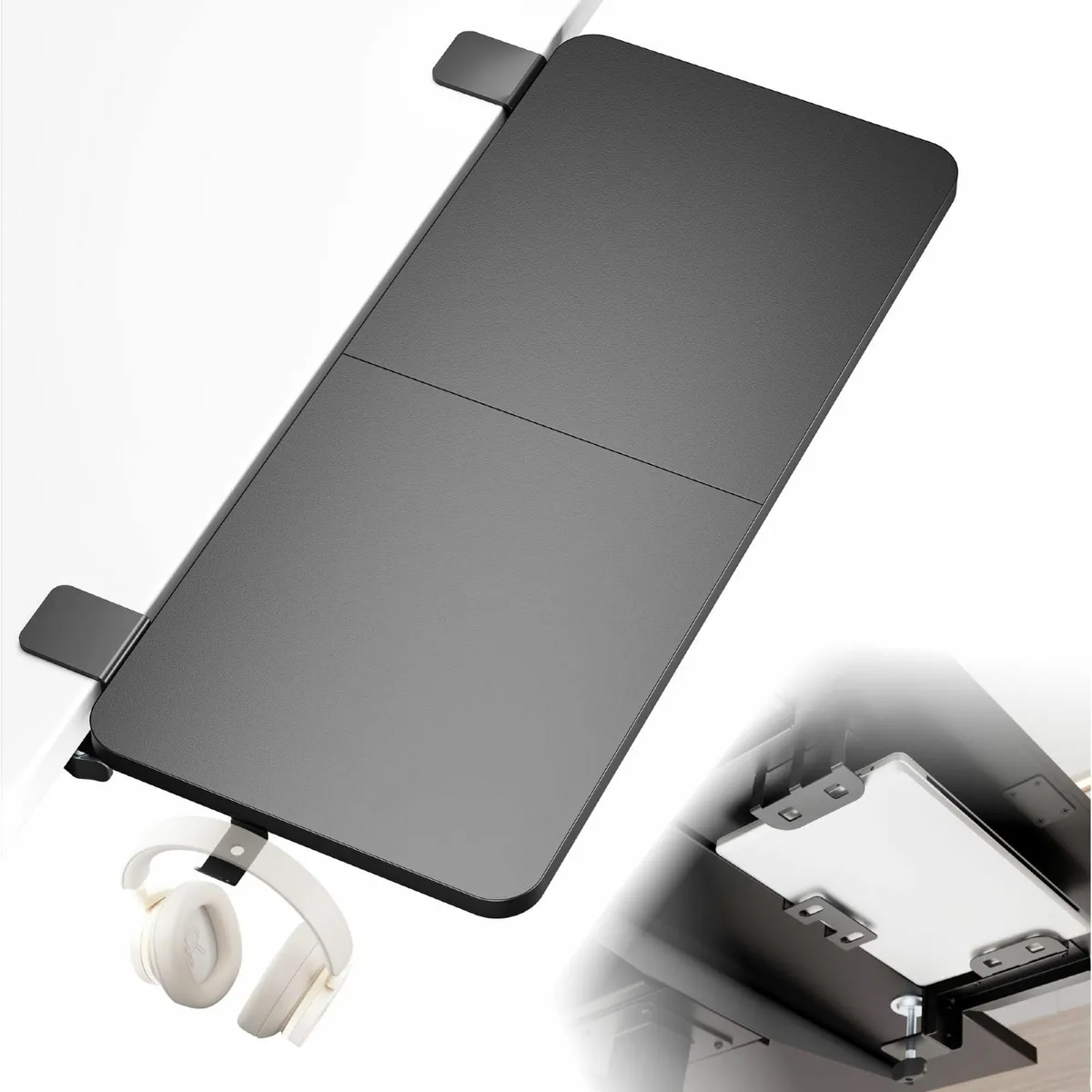 Ergonomics Desk Extender Tray with Laptop Holder - Image 1