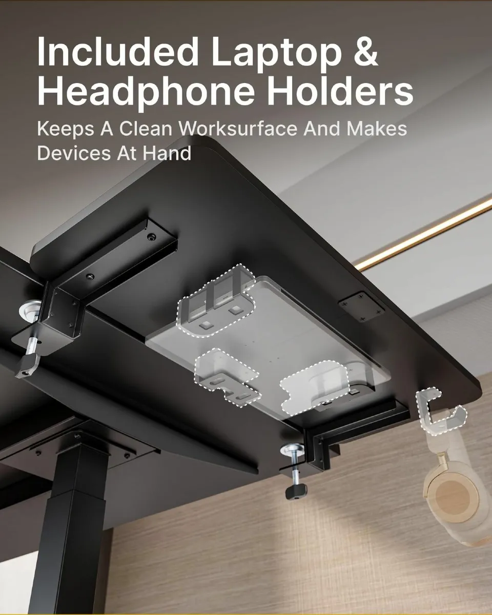 Ergonomics Desk Extender Tray with Laptop Holder - Image 3