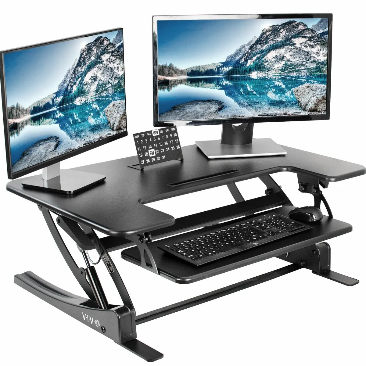 91 cm Height Adjustable Stand Up Desk Converter V - Image 1