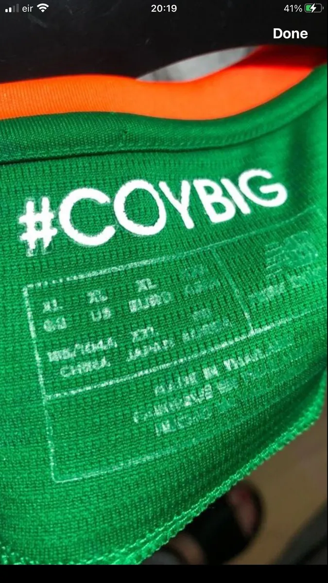 Mens Ireland jersey size XL €20 - Image 4