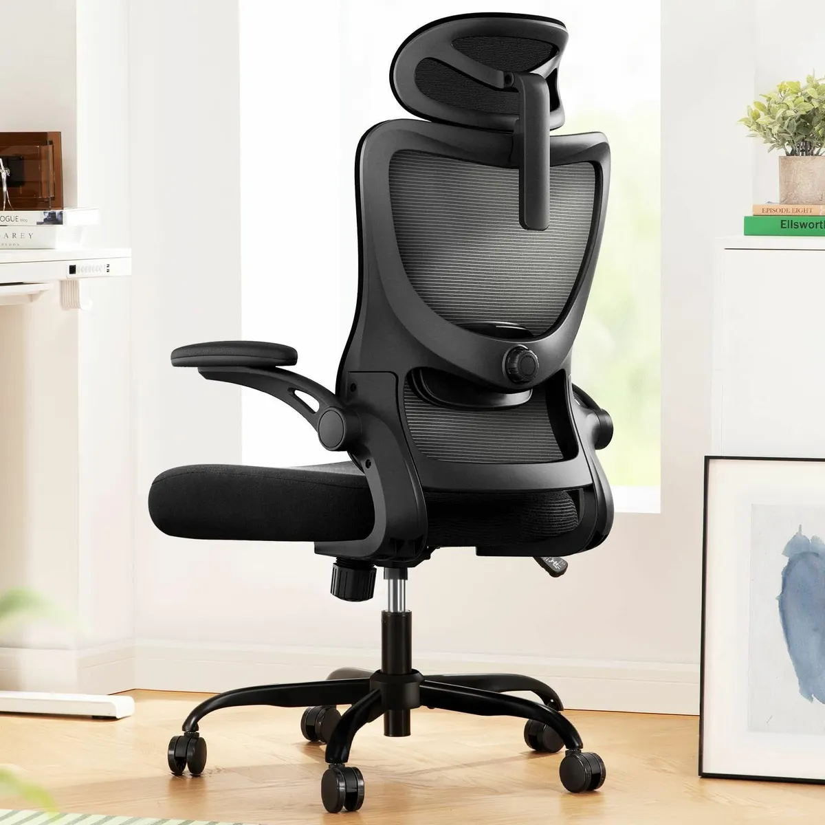 Ergonomic Office Chair: Computer Desk Chair with - Image 1