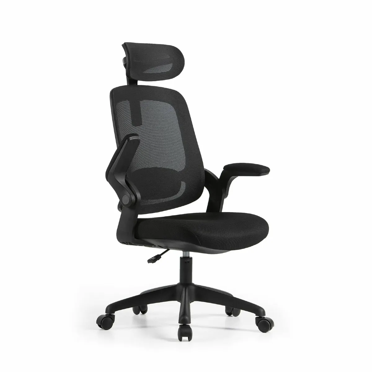 Zivella® Black Office Chair Fireproof Fabric and - Image 1