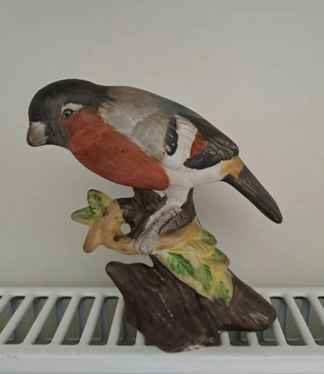 Vintage Bullfinch bird figurine - Image 1