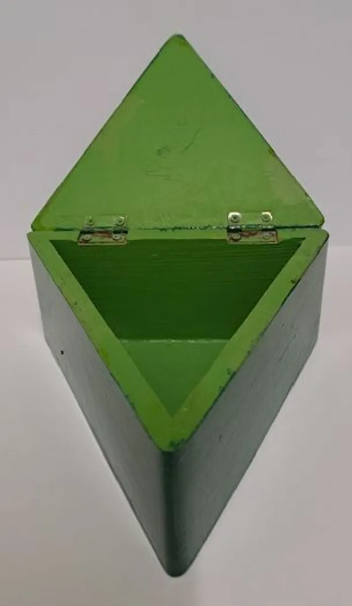 Vintage wooden box with clown - Image 2