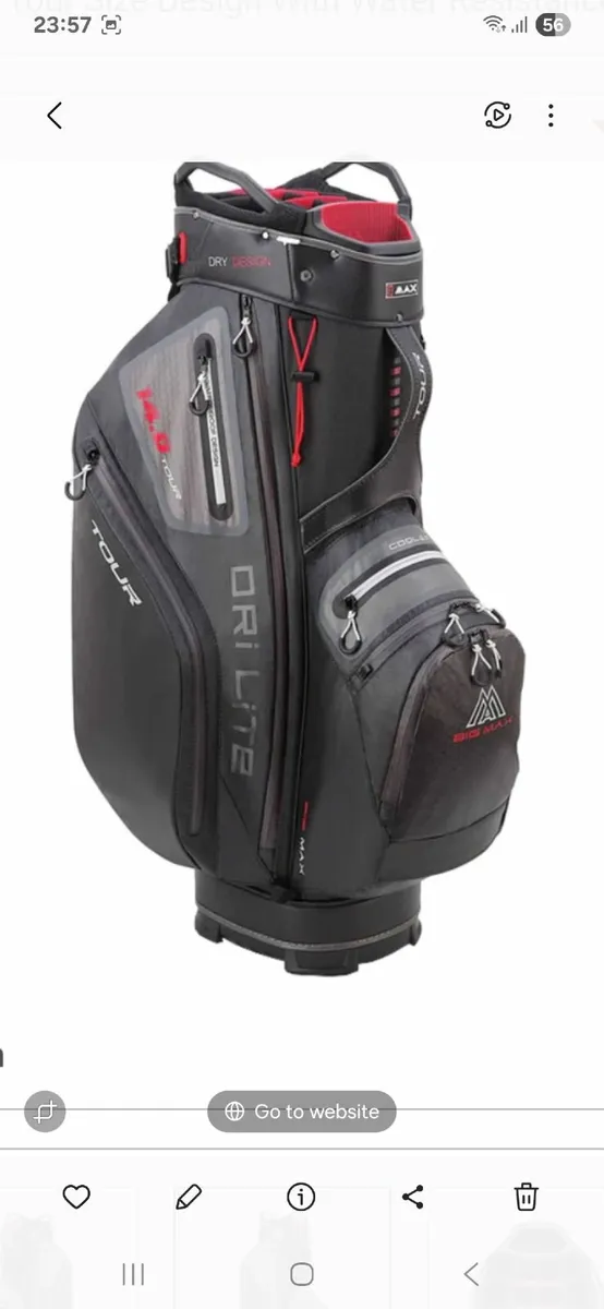Big Max Dri-Lite Tour Bag - Image 1
