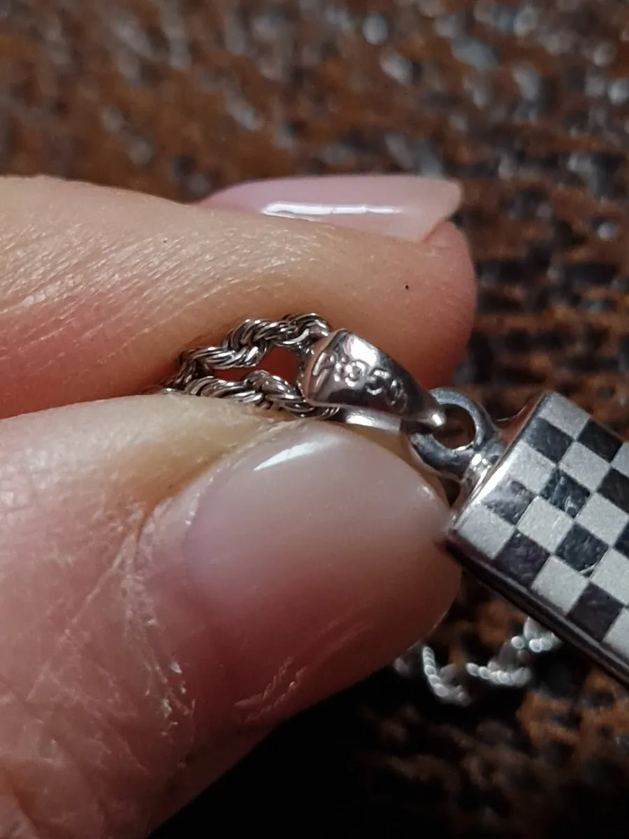 Genuine heavy platinum pt950 necklace - Image 4