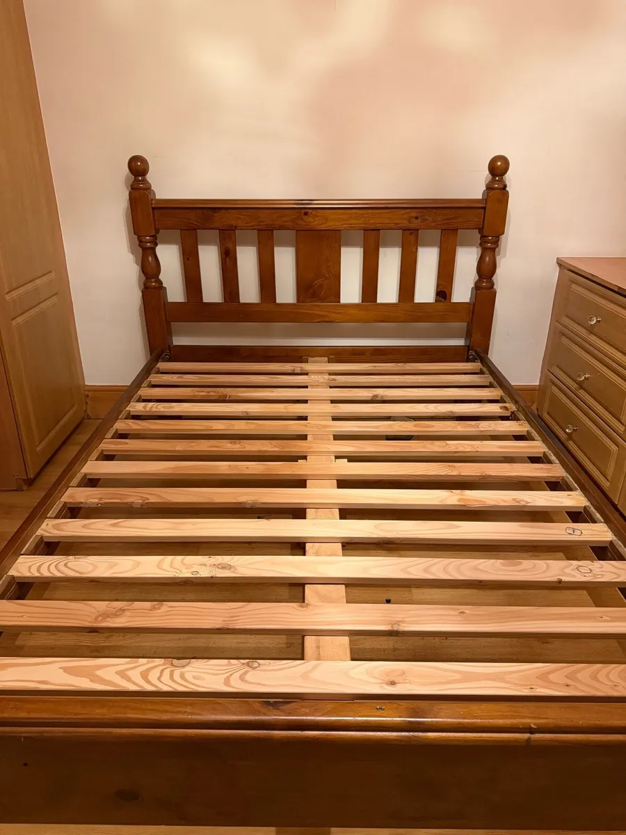 Oak Double Bed - Image 2