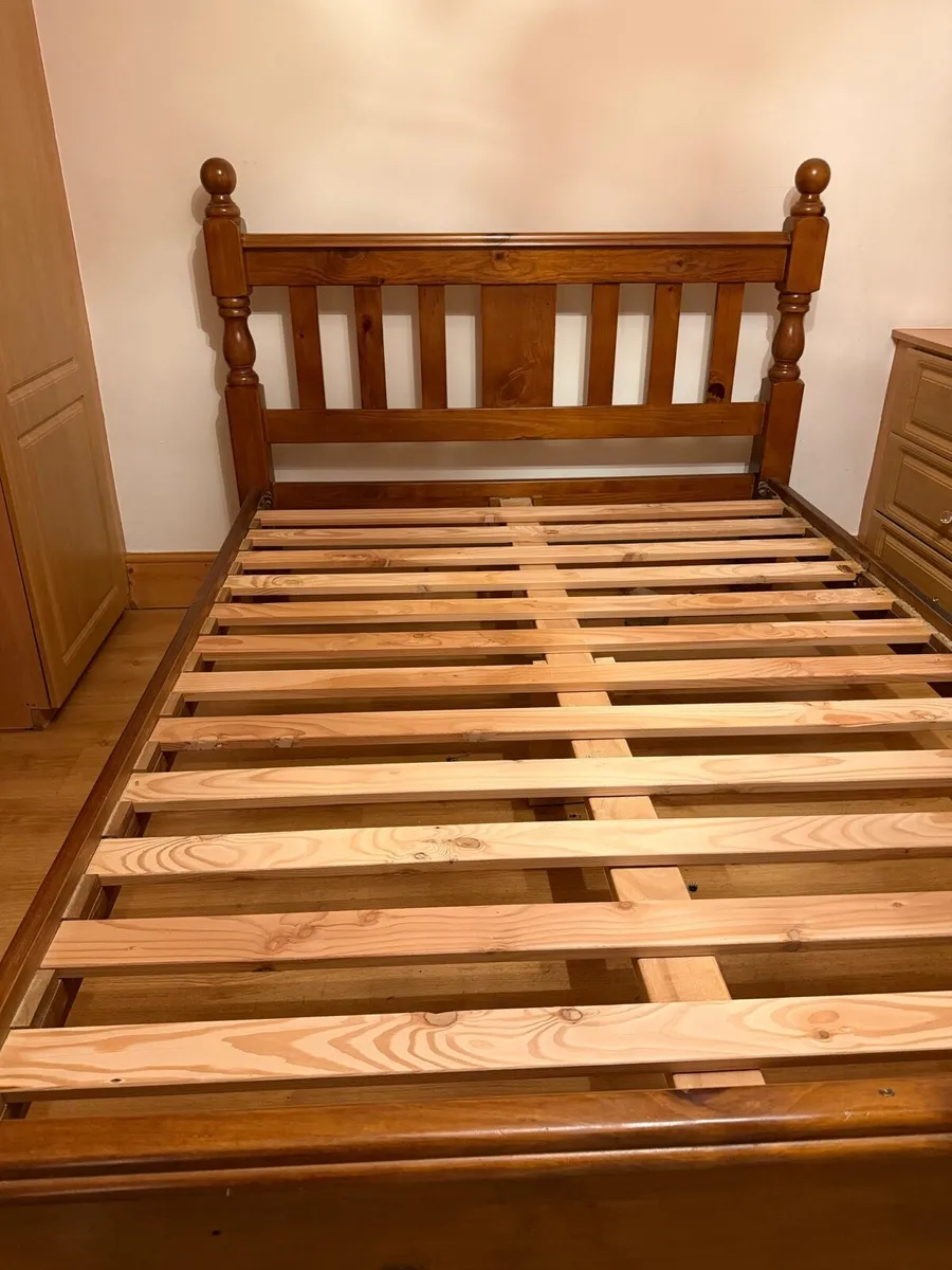 Oak Double Bed - Image 3