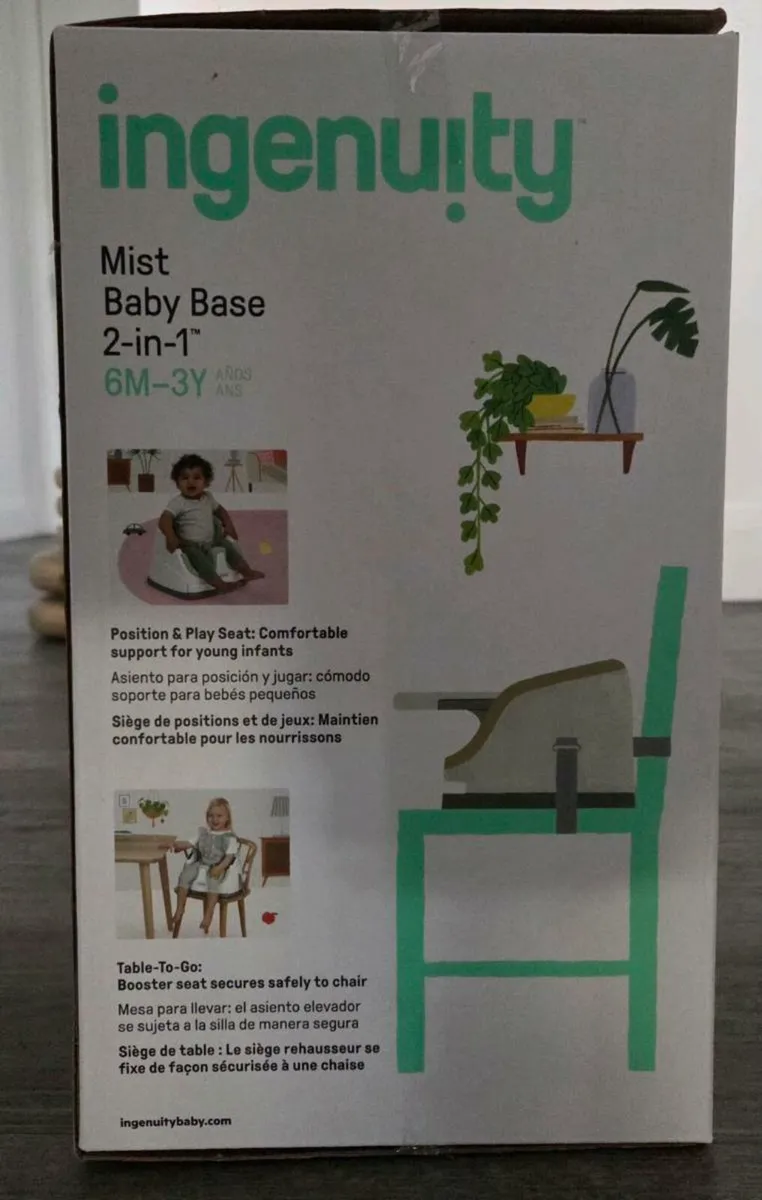 Ingenuity mist baby base 2 in 1 - Image 3
