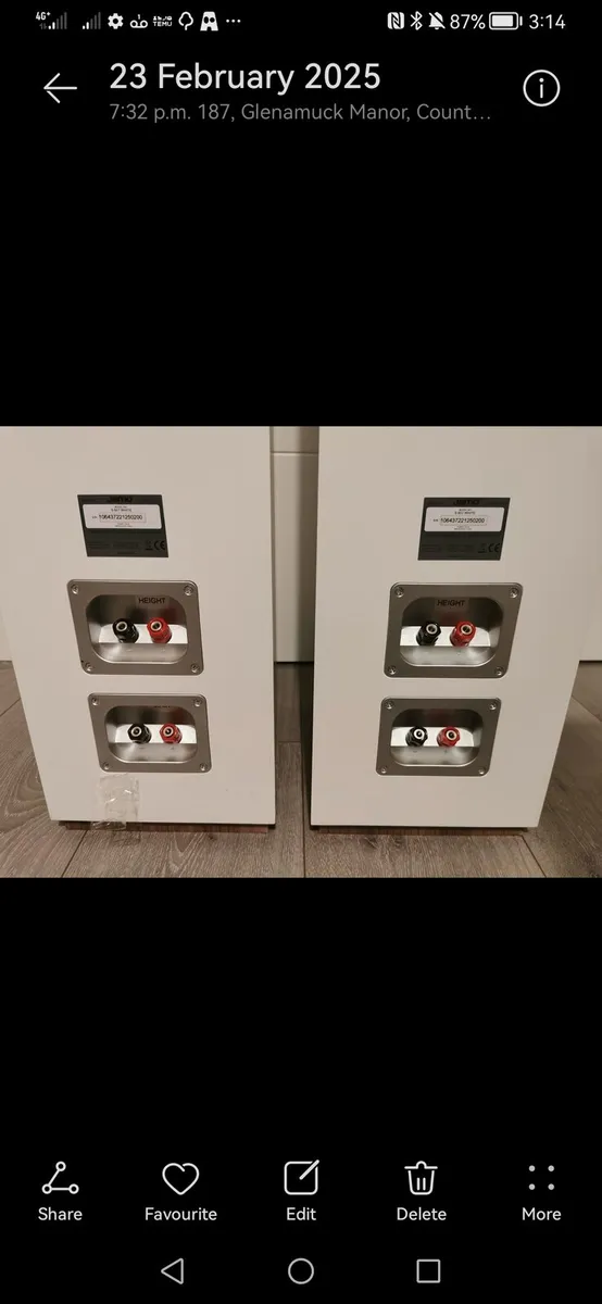 Jamo Speakers in Elegant White Color - Great Sound - Image 3