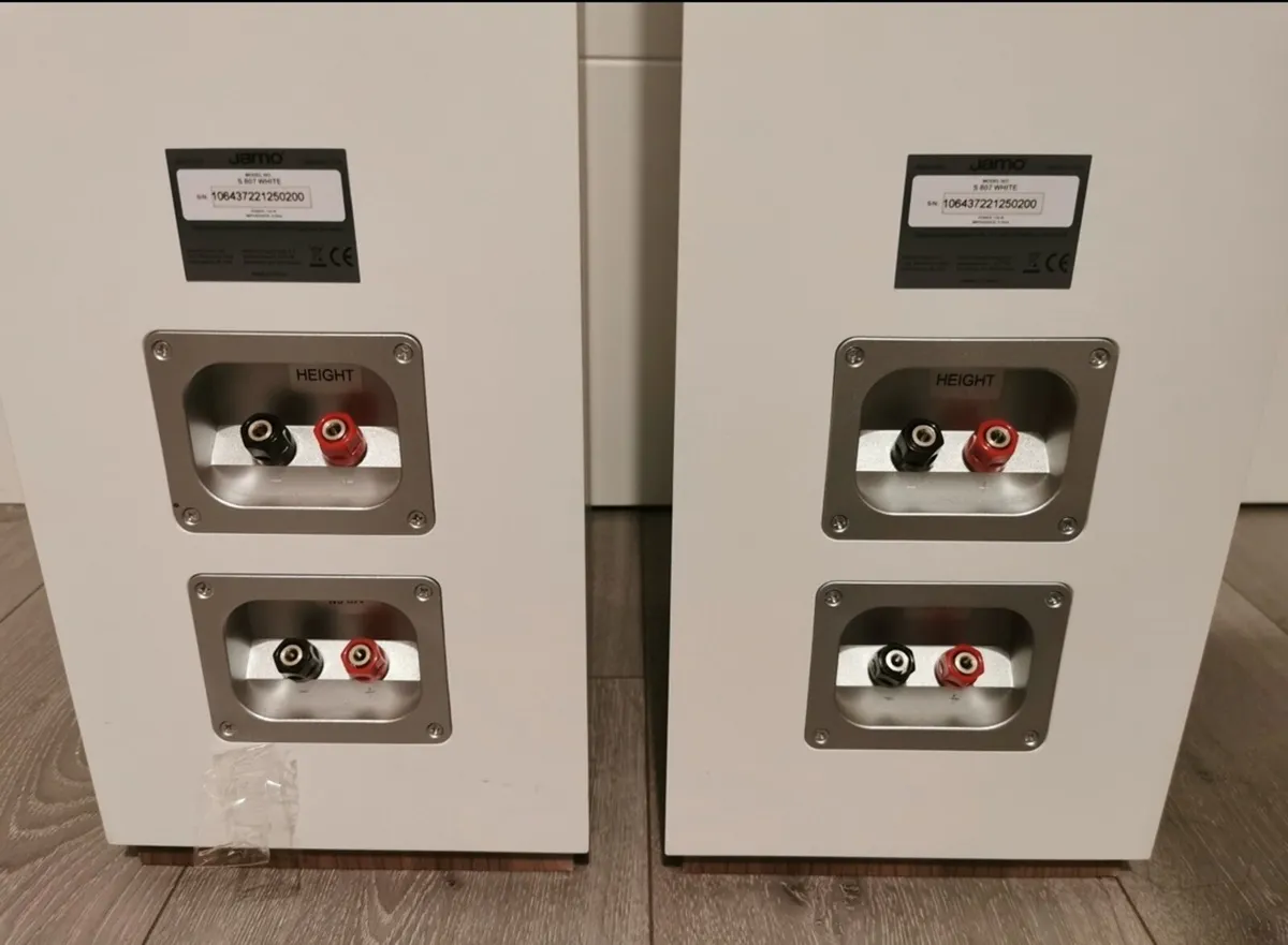 Jamo Speakers in Elegant White Color - Great Sound - Image 4