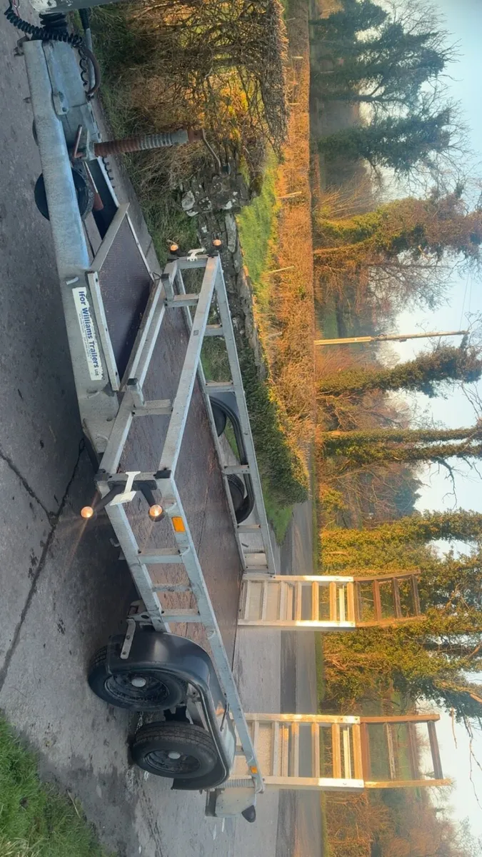 Ifor Williams plant trailer - Image 1