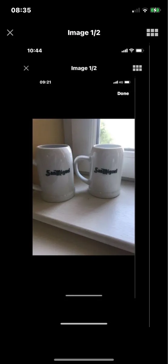 San Miguel Ceramic Tankards (2) - Image 1