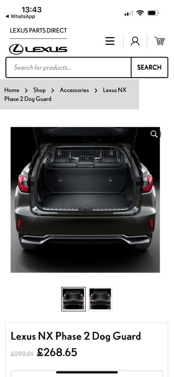 Lexus NX Dog Guard - Phase 2 - 2025 - Image 1