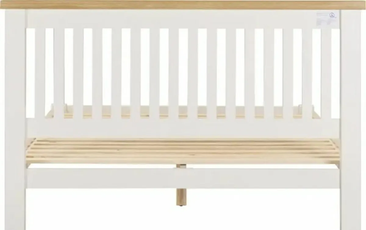 Windsor 5′ Bed Low Foot End Pebble Ivory - Image 4