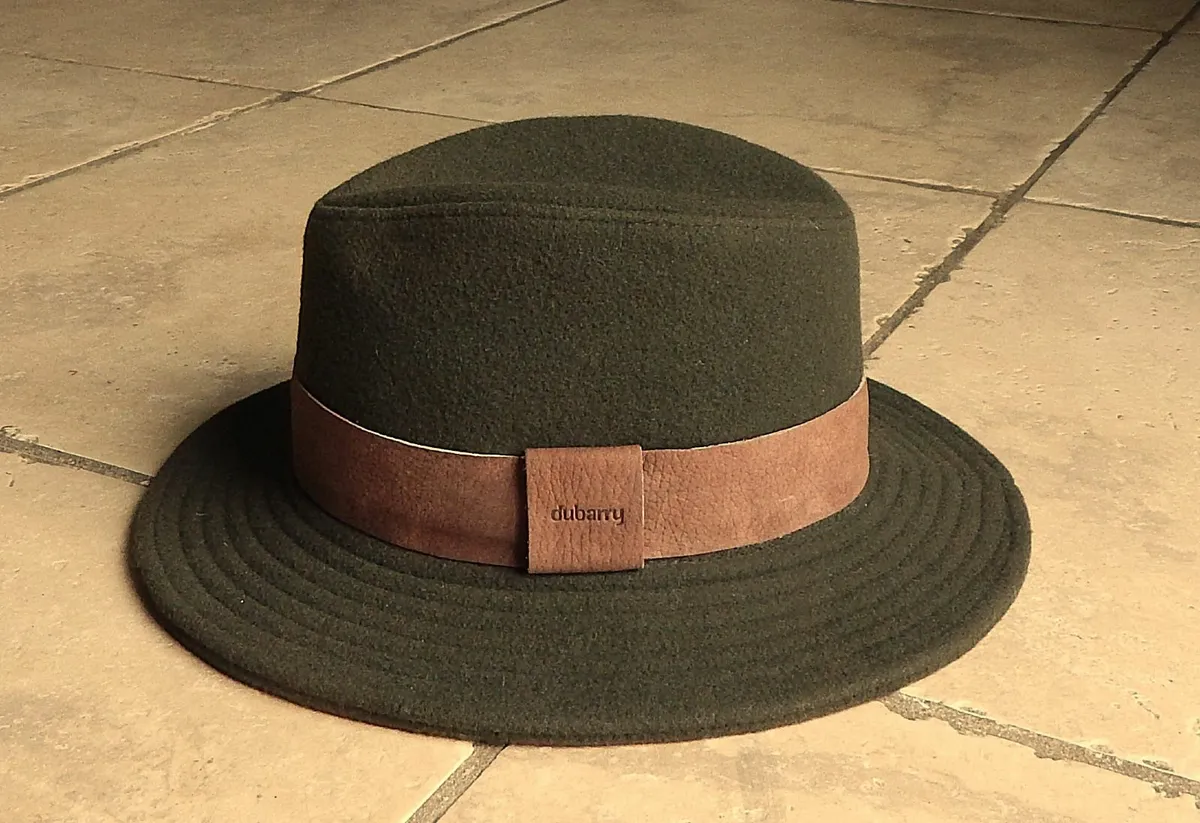 Dubarry Rathowen Olive Felt Hat, Size 6 ¾ (55) - Image 1