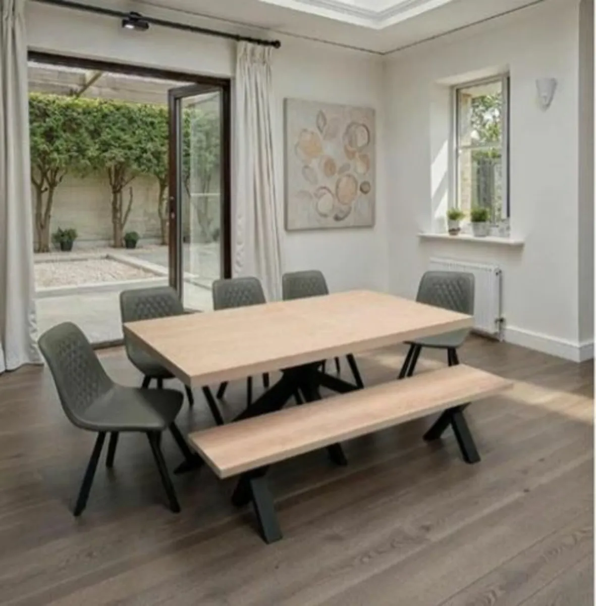 Manor Oak Rectangular 1.8 m Dining Table