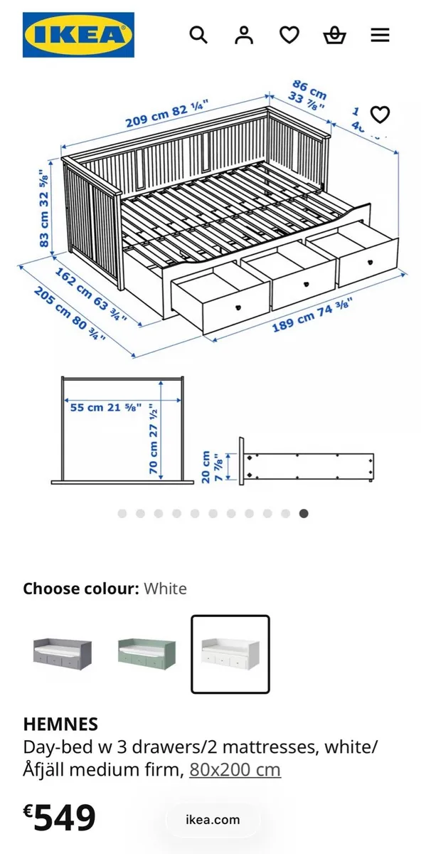 Ikea guest/day bed - Image 3