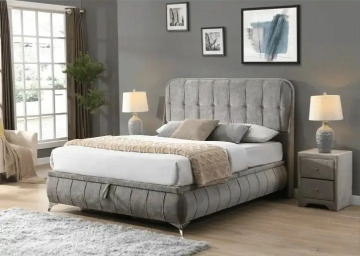 Limerick Grey Storage Bed free delivery in Donegal - Image 4