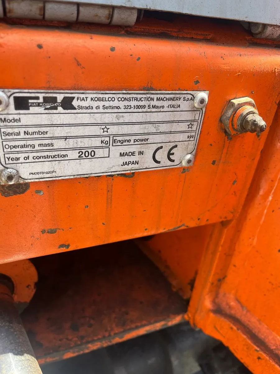 5 ton fiat kobelco - Image 3