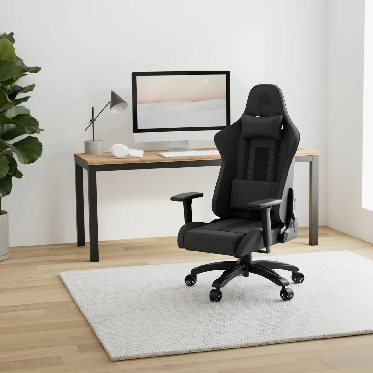 TC100 RELAXED Gaming Chair - Fabric Racing-Inspire - Image 2