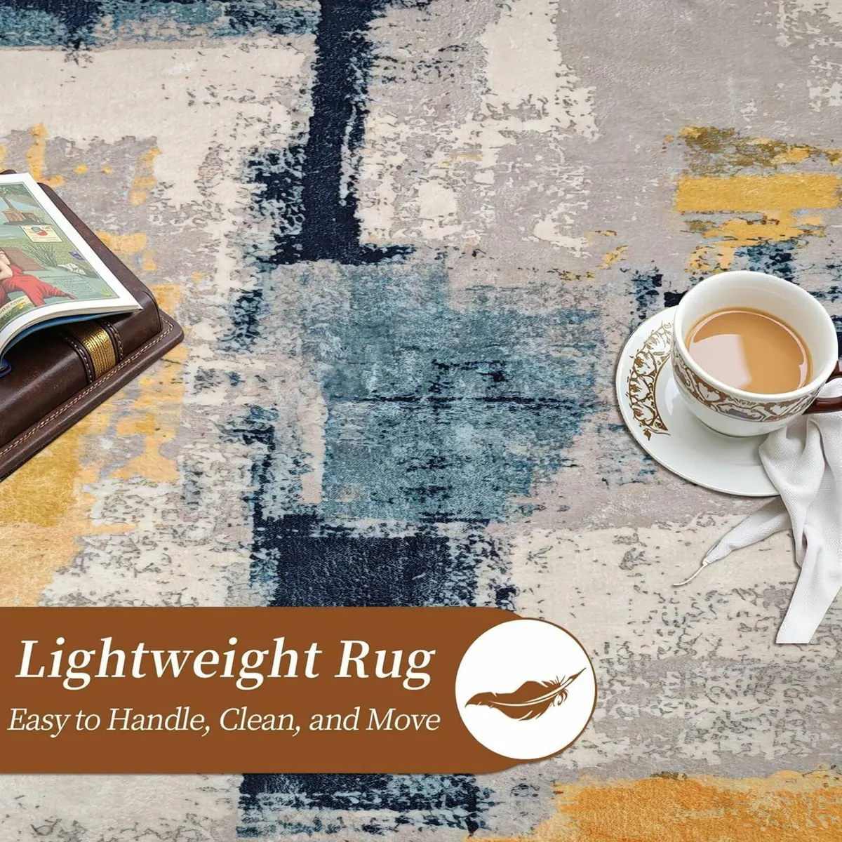 Carpets Area Rugs for Living Room Abstract - Image 3