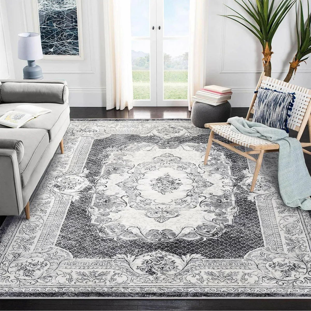 Area Rugs Modern Style Rug Artistic Traditional - Image 1